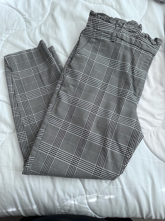 Scarlett Pants - Scarlett Gray Plaid Chinos